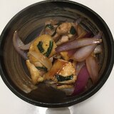 鶏肉のバジル炒め